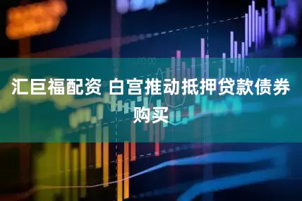 汇巨福配资 白宫推动抵押贷款债券购买